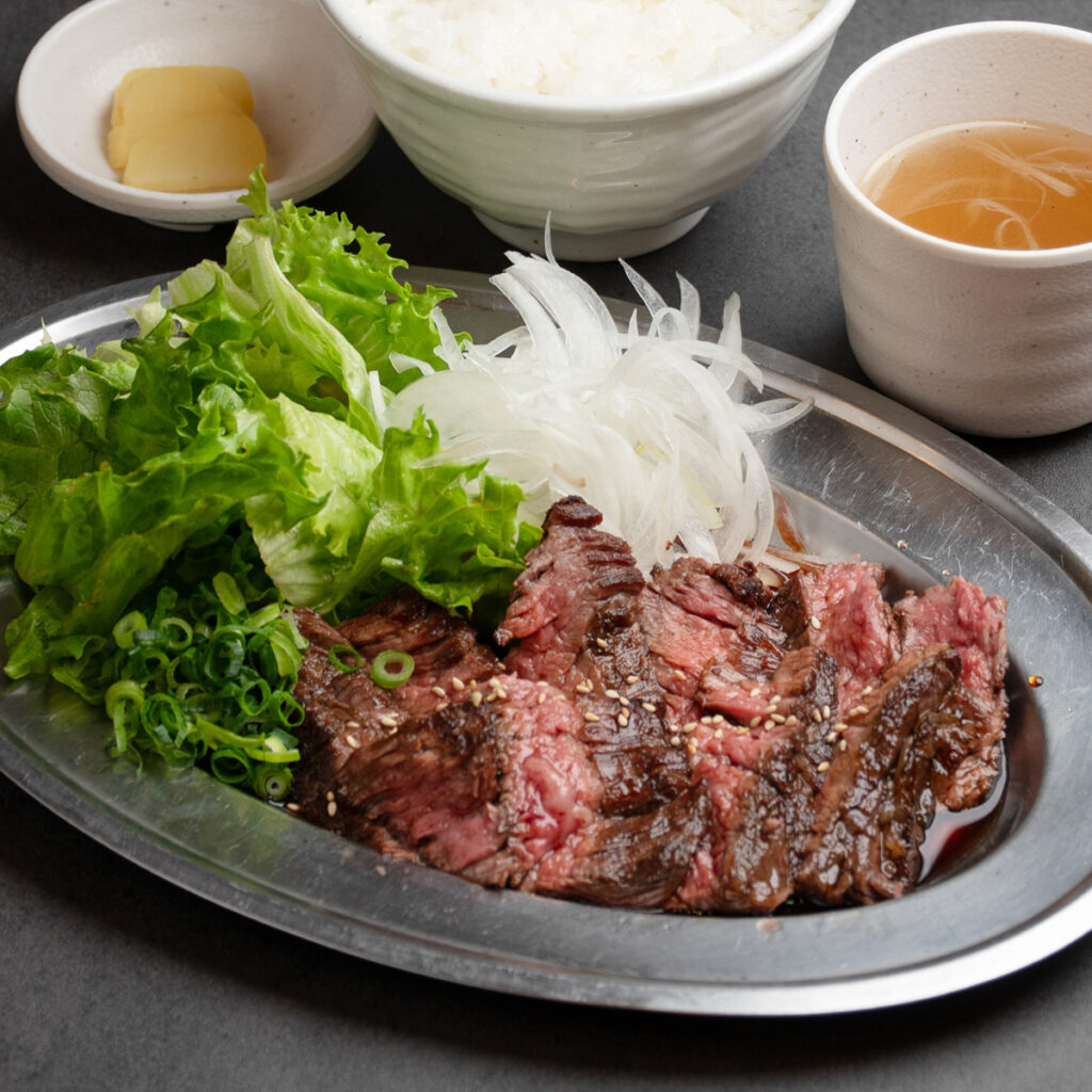 おおいた和牛炭火焼定食