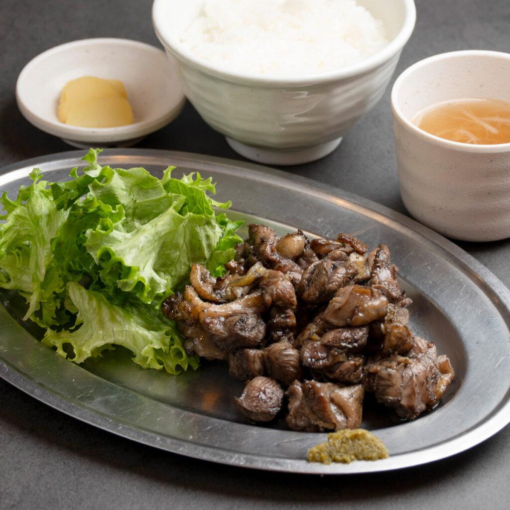 もも炭火焼定食